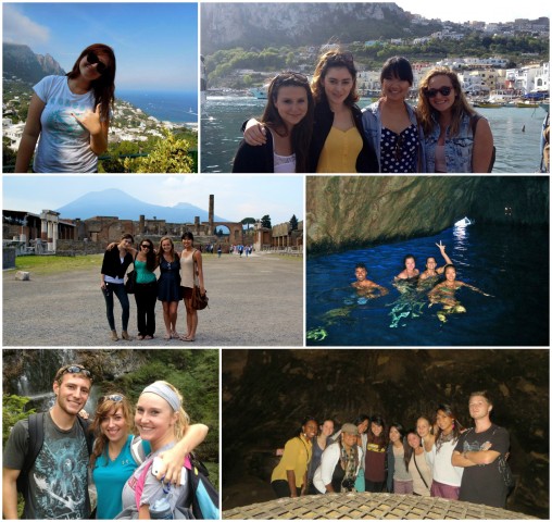 University of Hawaii at Manoa students on excursions in Italy